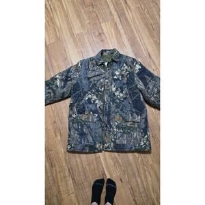 Duxbak Insulated Camo Hunting Jacket Men’s XL Realtree Style Outdoor Coat